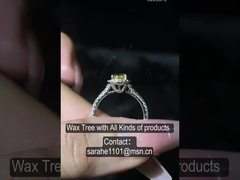 حلقه های 925 استرلینگ نقره ای CZ AAA سنگ های زیرکونیا مکعب درجه بالا 1.0-1.5-2.0mm اندازه سنگ