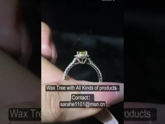 حلقه های CZ نقره ای 925