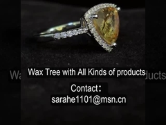 سنگ تولد نوامبر حلقه نامزدي 4.84 گرم زرد