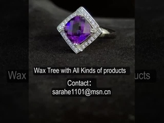 حلقه هاي نقره اي 925 با سنگ آميتست