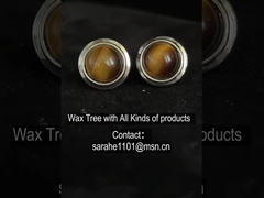 گوشواره های سنگ قیمتی 925 استرلینگ نقره ای