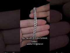 7.05g هیپ هاپ دستبندهای براق الماس حروف زوج