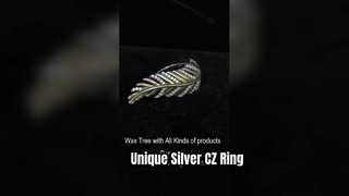 بی نظیر نقره 925 CZ Ring Fly Sky