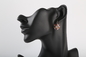 گوشواره‌های نقره‌ای 925 با روکش رودیوم زنانه گوشواره‌های میخی رنگارنگ مارکیز