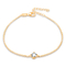 دستبند مکعب زیرکونیا با روکش طلا 925 عیار جواهرات دستبند نقره زنانه