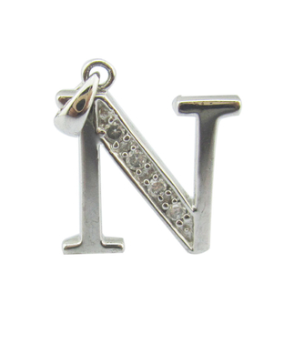 925 نقره CZ قلاده سنگ 1.25mm/1.5mm و قلاده الفبای برای قلاده جواهرات نقره قلاده لوگو ساخت