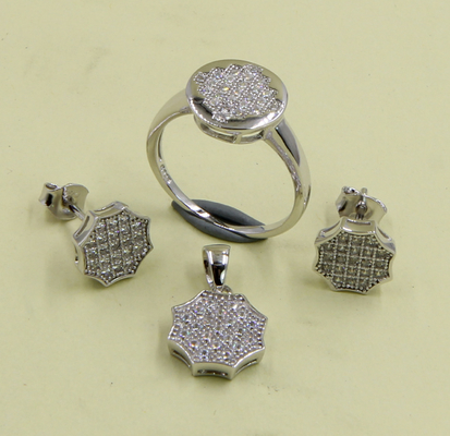2-5g بیضوی 925 نقره مکعب Zirconia Stud گوشواره ها برای جواهرات ساخت گوشواره های مکعب Zirconia Stud گوشواره های نقره ای استرلینگ زیبا