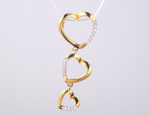 18K طلا سری هندسی Pendant Zirconia Cross گردنبند 925 نقره CZ Pendant