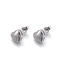 گوشواره نقره ای 925 CZ 2.6 گرمی گوشواره نقره ای Tiffany Heart OEM