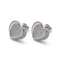 گوشواره نقره ای 925 CZ 2.6 گرمی گوشواره نقره ای Tiffany Heart OEM