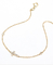 دستبند الماس طلای 18 عیار GDTC دستبند صلیب الماس 0.13 عیار برای زنان