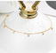 دستبند آویز الماس طلای 18 عیار 0.11 عیار برش کوسن 1.2 گرم