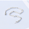 دستبند الماس طلای 18 عیار 16 سانتی متری بیس بال زنانه